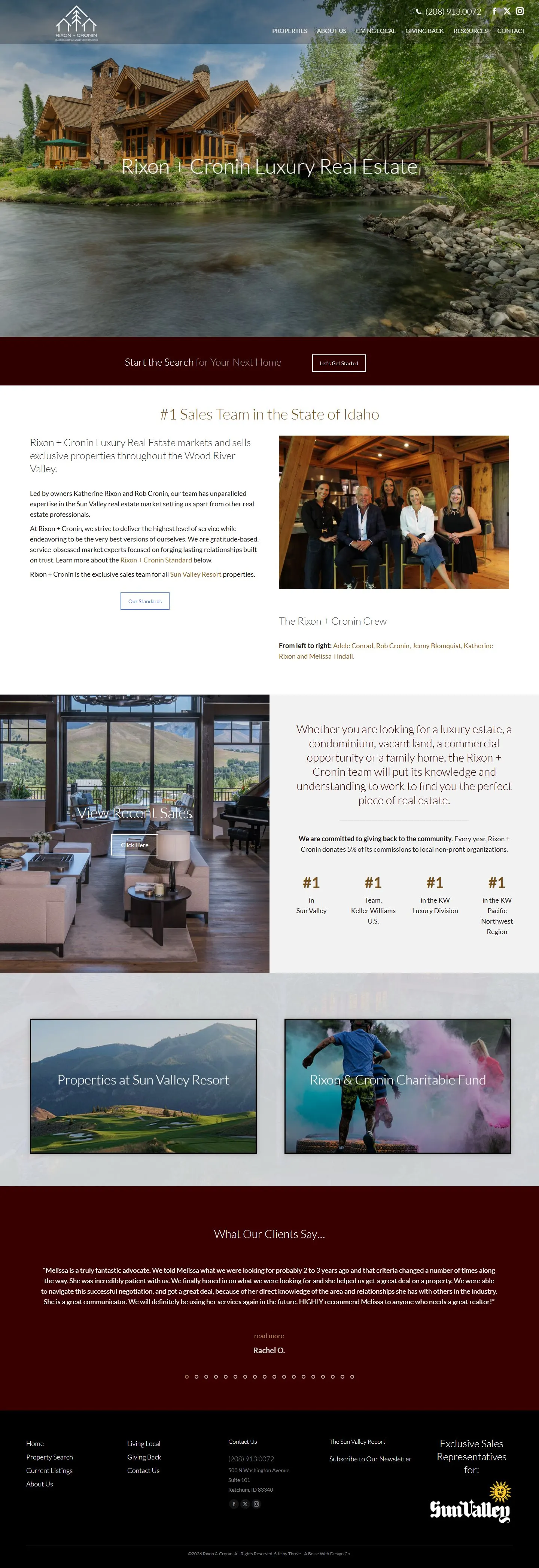 Rixon + Cronin homepage